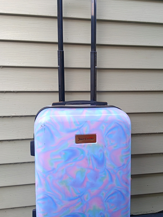 Juicy Couture Handbags - Juicy Couture Iridescent Pastel Carry-On Luggage - Pink/Blue